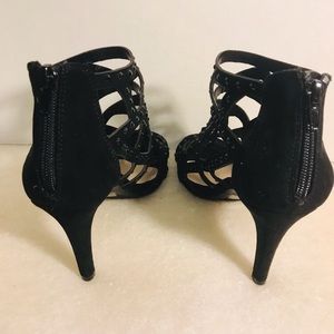 Women’s black Swede 4inch heel